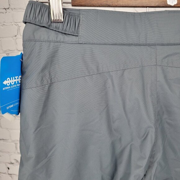 NWT Columbia Grey Outgrown System Waterproof Insulated Snow Pants Size Large L - Picture 11 of 16